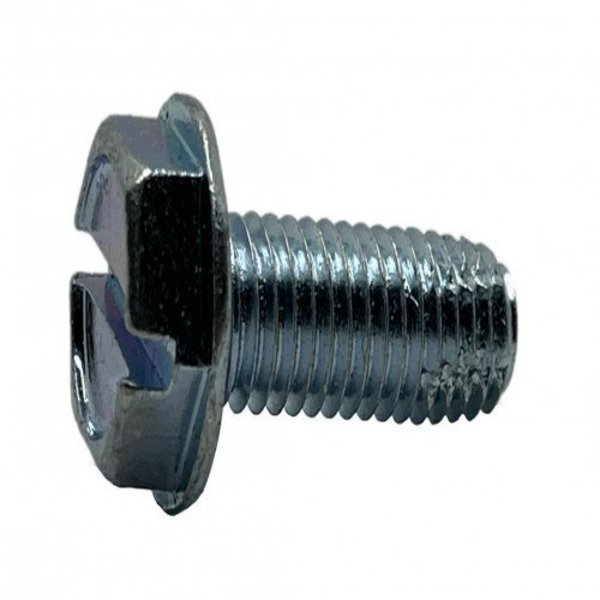 Suburban Bolt And Supply 1/4"-20 x 1-1/4 in Slotted Hex Machine Screw, Plain Steel A0160160116HW